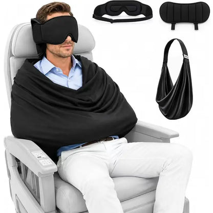 3-in-1 travel pillow with eye mask - image 7