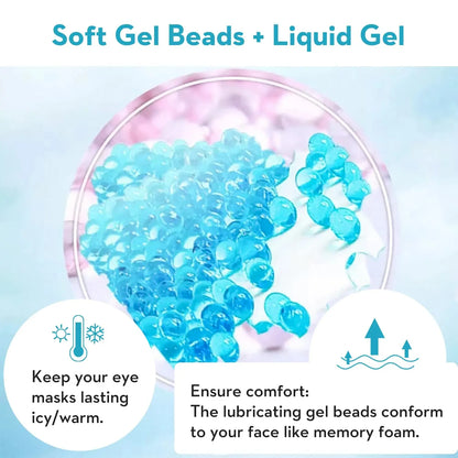 Reusable gel bead eye mask hot and cold - image 4