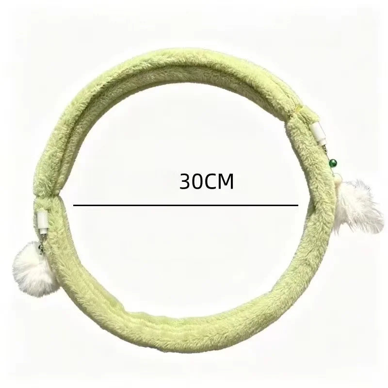 Spring cat tunnel toy with bells size and dimensions