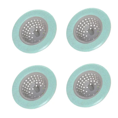 Flexible silicone drain strainer