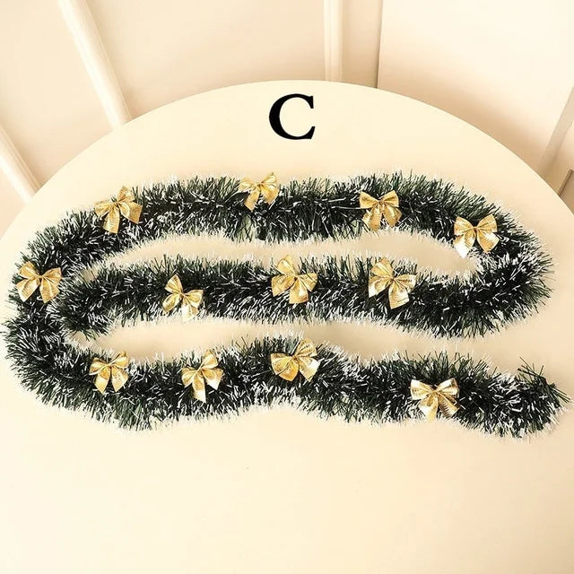 2m Christmas ribbon garland - image 10