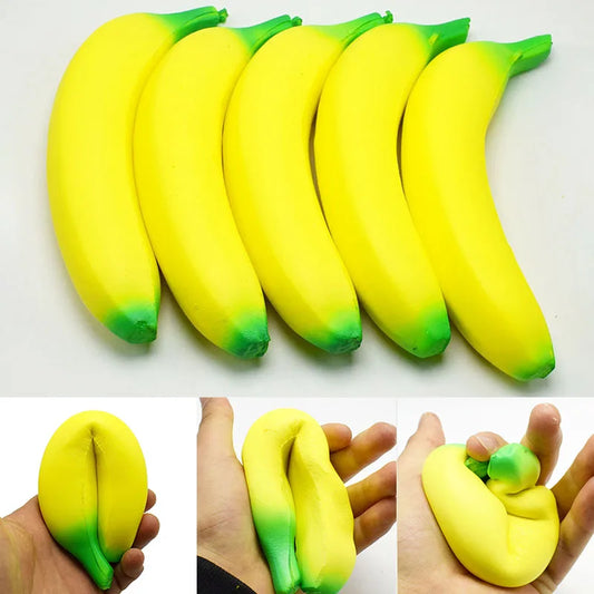 Jumbo Banana Squishy Toy Slow-Rising Fruit Fidget