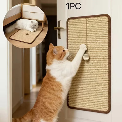 Space-saving cat scratcher