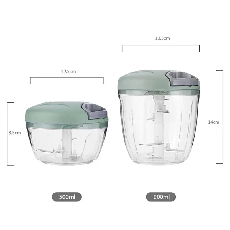 Green manual food chopper