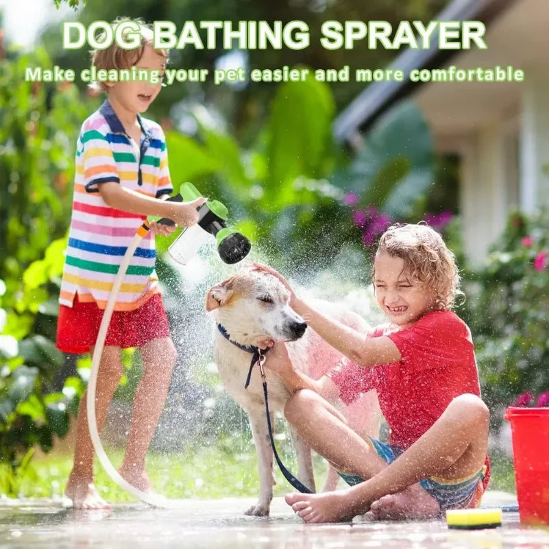 8-in-1 dog shower sprayer with foam - image 2