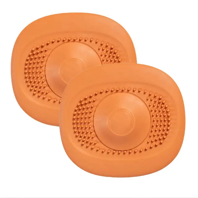 Green drain stopper hair catcher