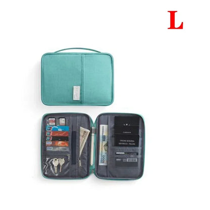 Waterproof family passport holder and travel document organizer - image 15