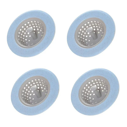 Silicone drain filter trapping hair