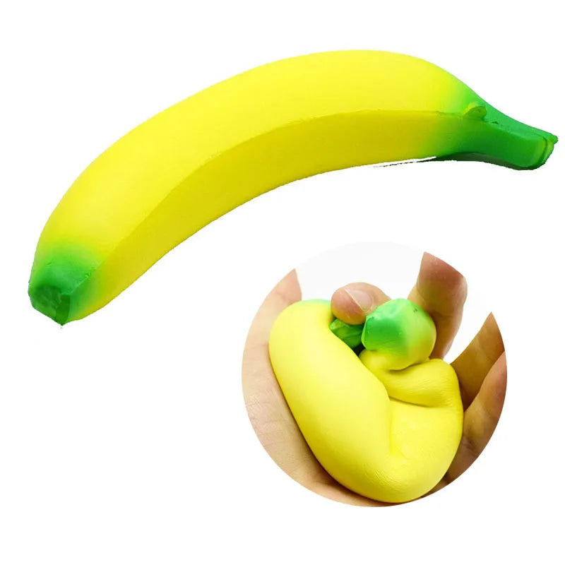 Jumbo Banana Squishy Toy Slow-Rising Fruit Fidget