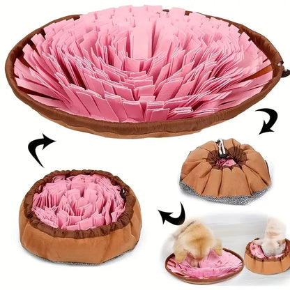 Felt dog sniffing mat in available colors