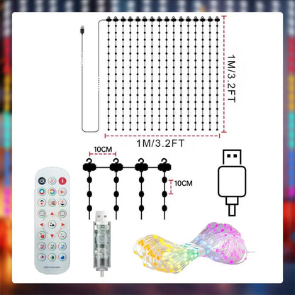 Smart LED curtain lights with app control - image 8