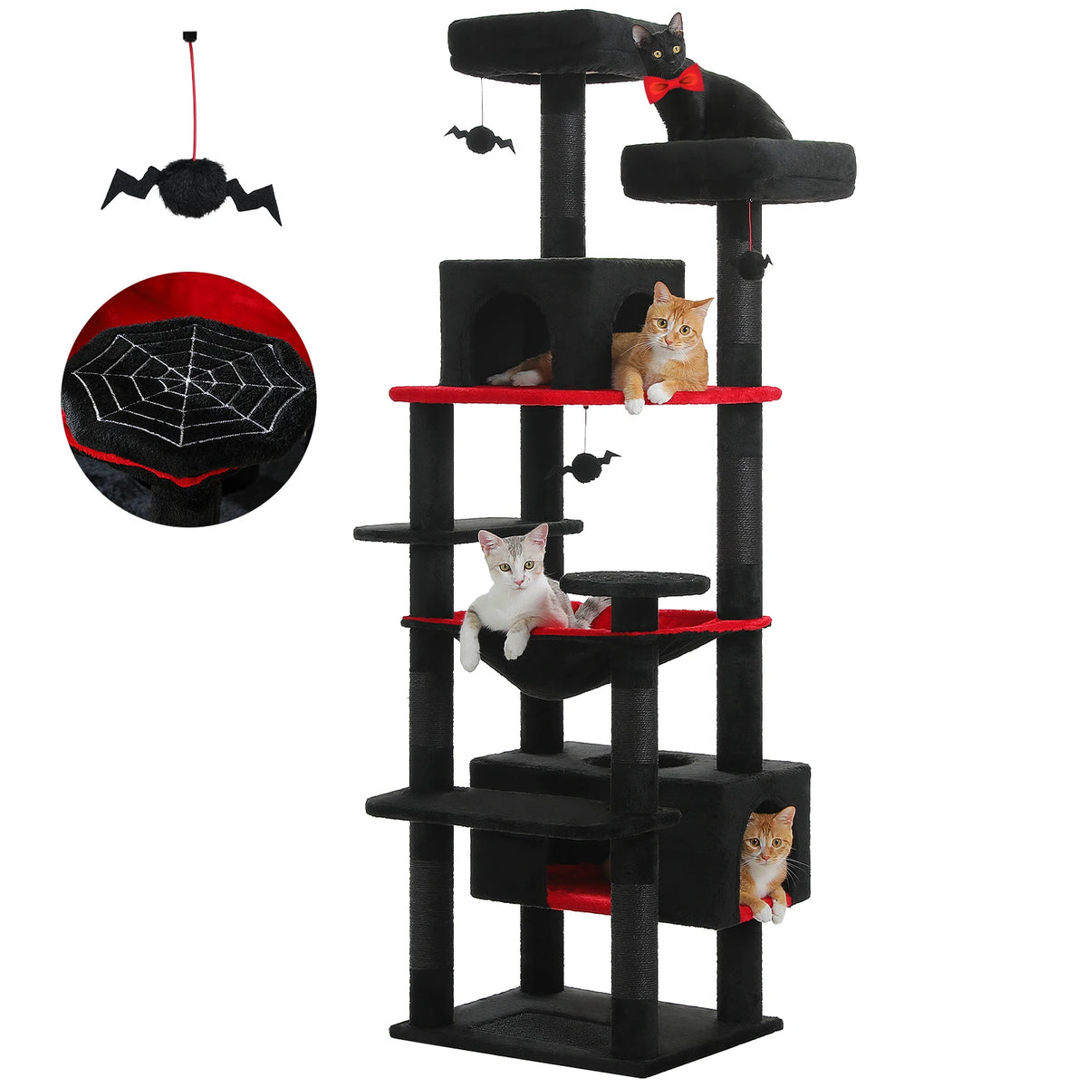 Large multi-level cat tower