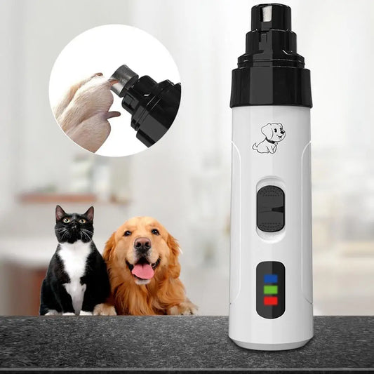 Quiet electric pet nail grinder