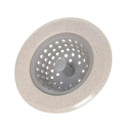 Anti-clog silicone strainer for bathroom drain