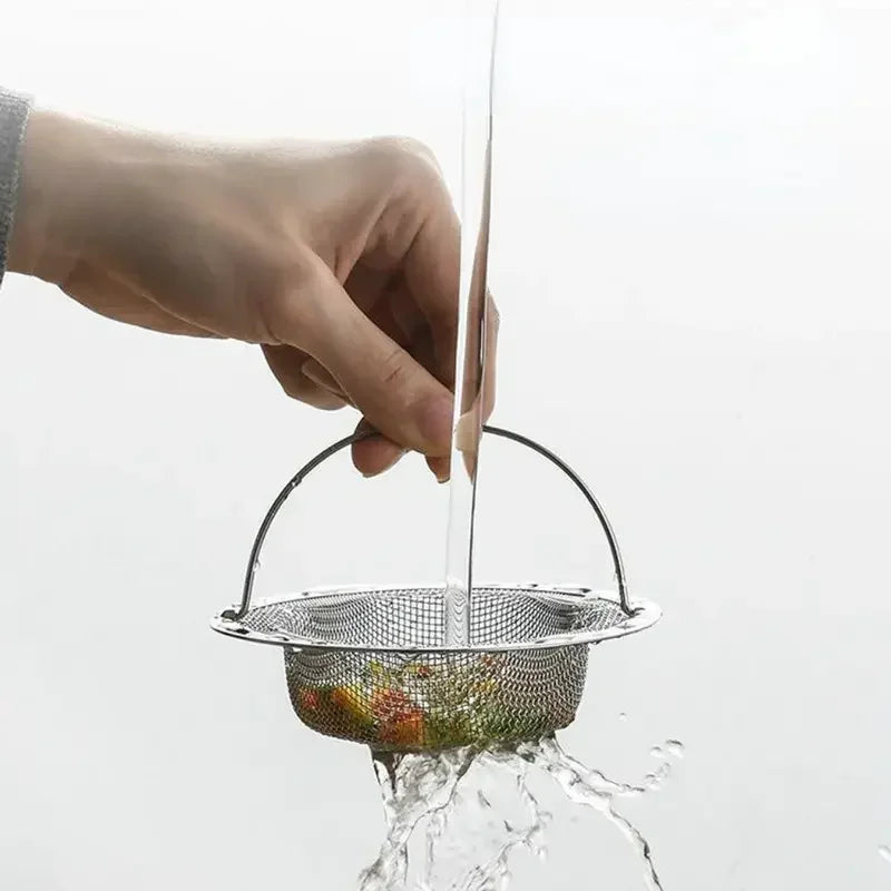 Stainless steel hair catcher for bathtub