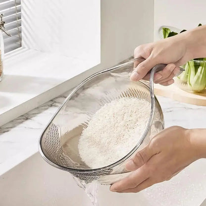 Rice washing bowl size 7.8 x 11.5 inches