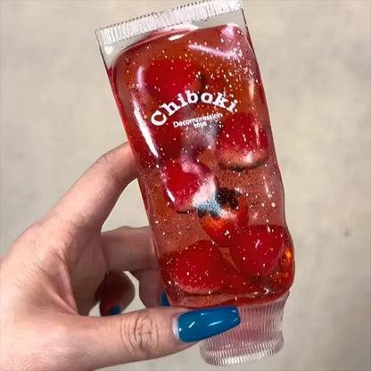 Fruit-inspired slow-rising squishy squeeze toy