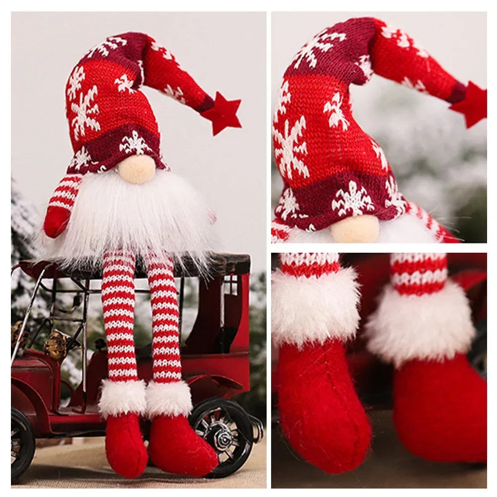 Christmas gnome plush ornament with LED light - image 5