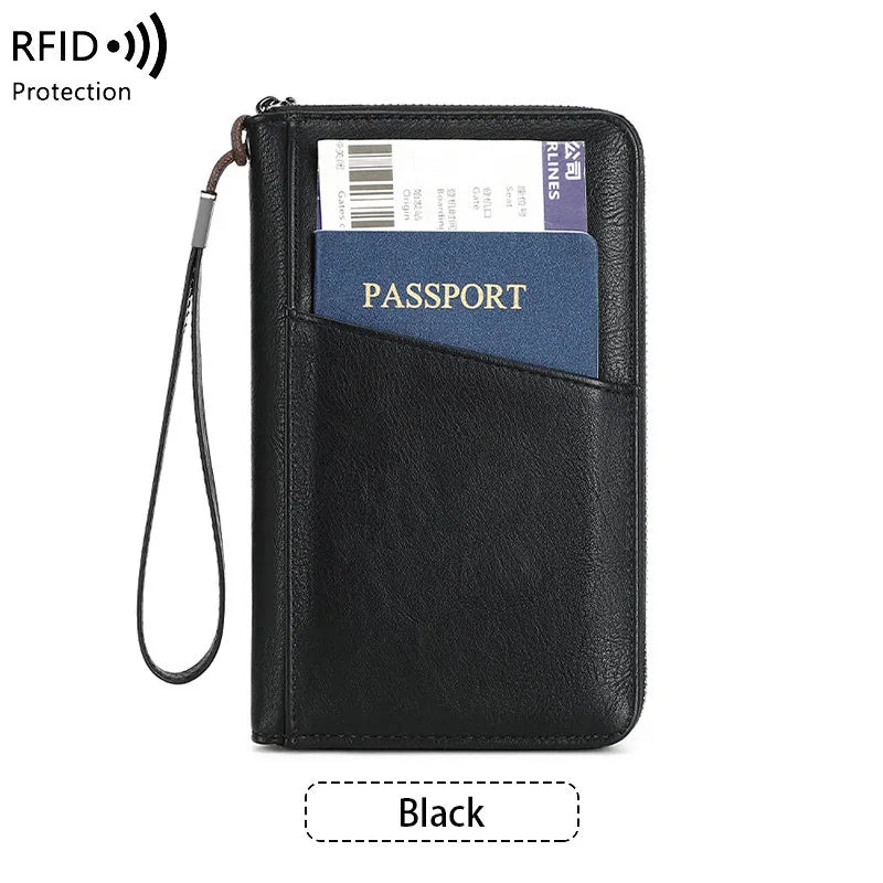 RFID blocking passport wallet in vegan leather - image 10