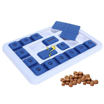 Dog puzzle toy slow feeder keeps pets busy
