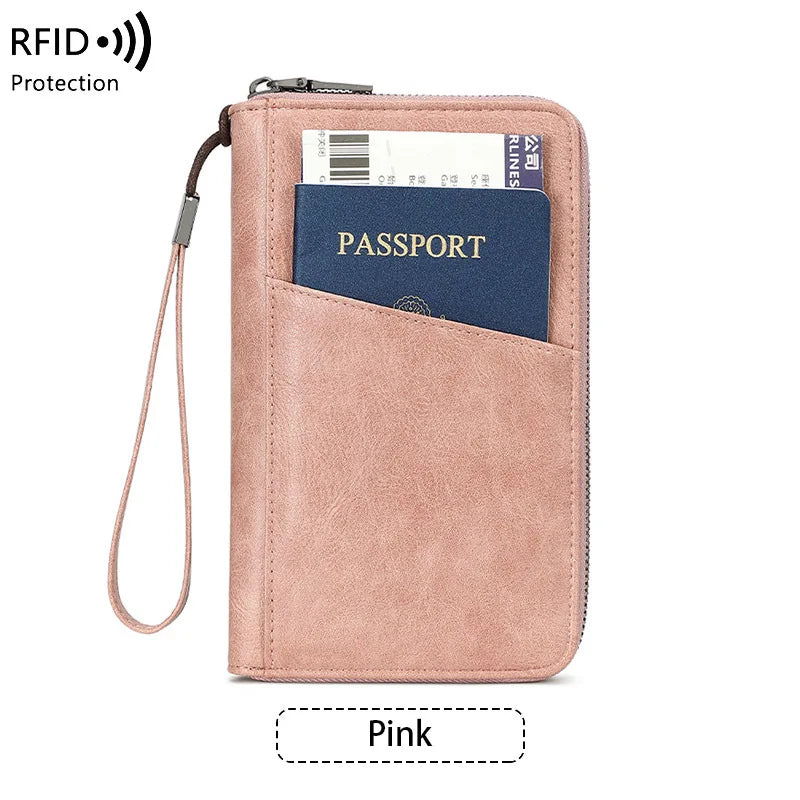 RFID blocking passport wallet in vegan leather - image 12