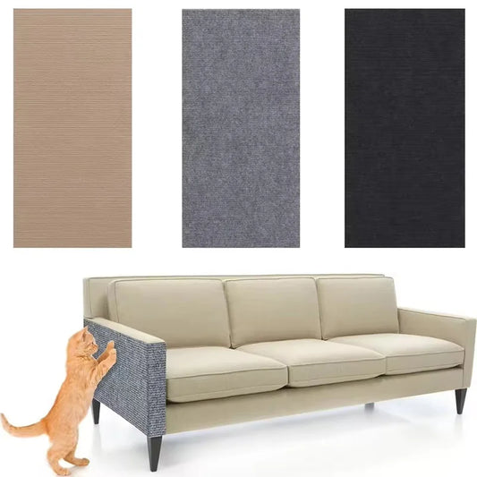 Trimmable anti-scratch cat mat