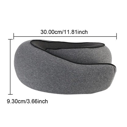 Black memory foam snail pillow