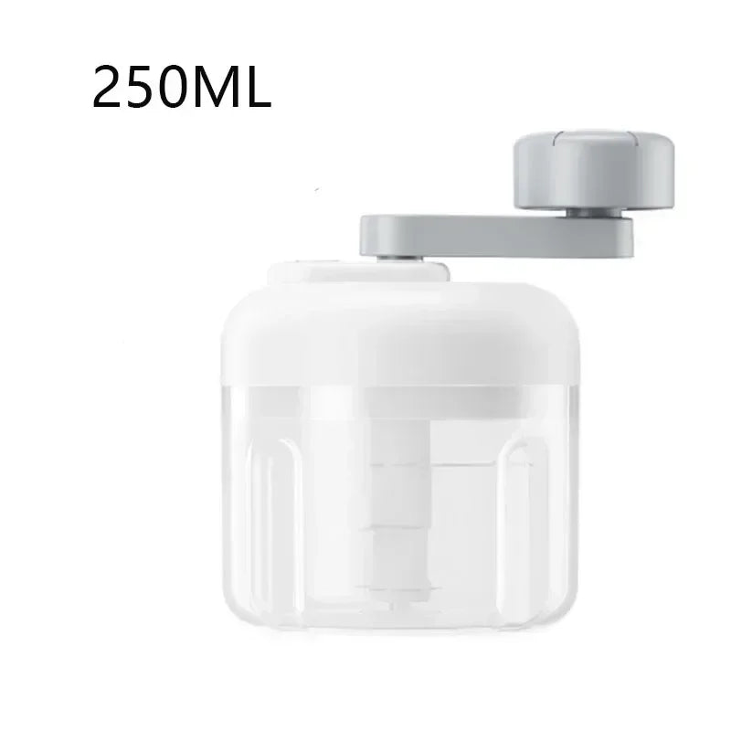 Manual vegetable chopper for peppers and herbs