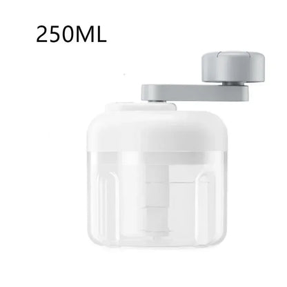 Manual vegetable chopper for peppers and herbs