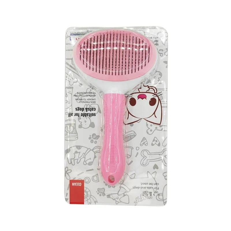 Blue pet slicker brush