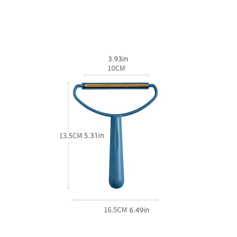 Orange fabric shaver