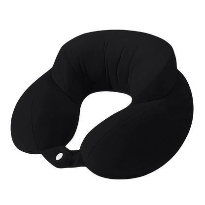 Dark gray U-shaped travel pillow
