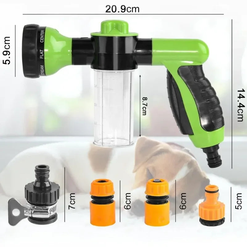 8-in-1 dog shower sprayer with foam - image 6