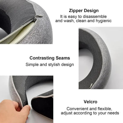 Snail-style neck support side view