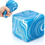CasyNest glitter cube squishy fidget toy for relaxing and everyday squeezing