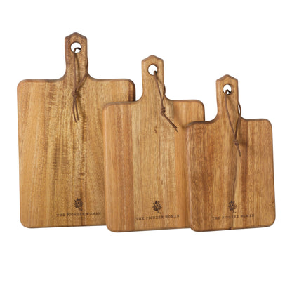 3-Piece Wood French Cutting Boards