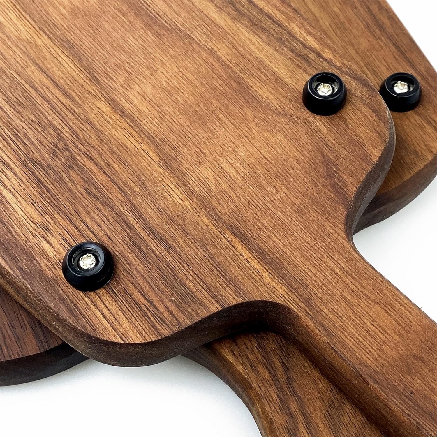 Cutting Board Feet with Stainless Screws, Black round Non Slip Rubber Feet for Cutting Board, Furnitrue & Electronics, 50 Pack