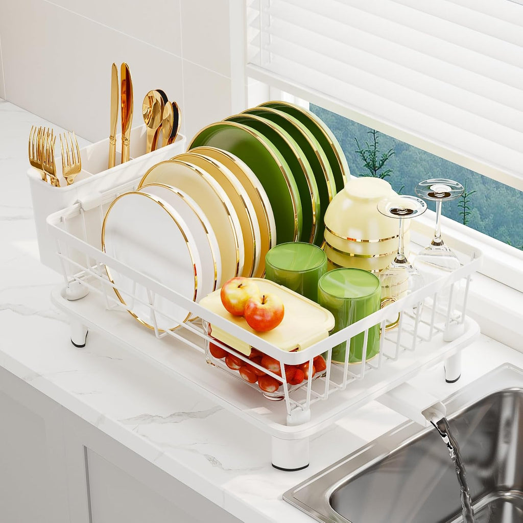 Stainless Steel Dish Drying Rack with Drip Tray