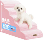 Dog Stairs for Small Dogs & Cats – 5-Step, 23" Non-Slip