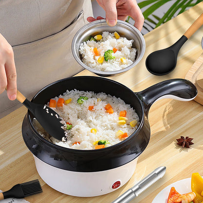 Silicone Cooking Utensil Set with Wooden Handles, Heat Resistant up to 446°F, BPA-Free Kitchen Tools with Holder for Non-Stick Cookware (Black)