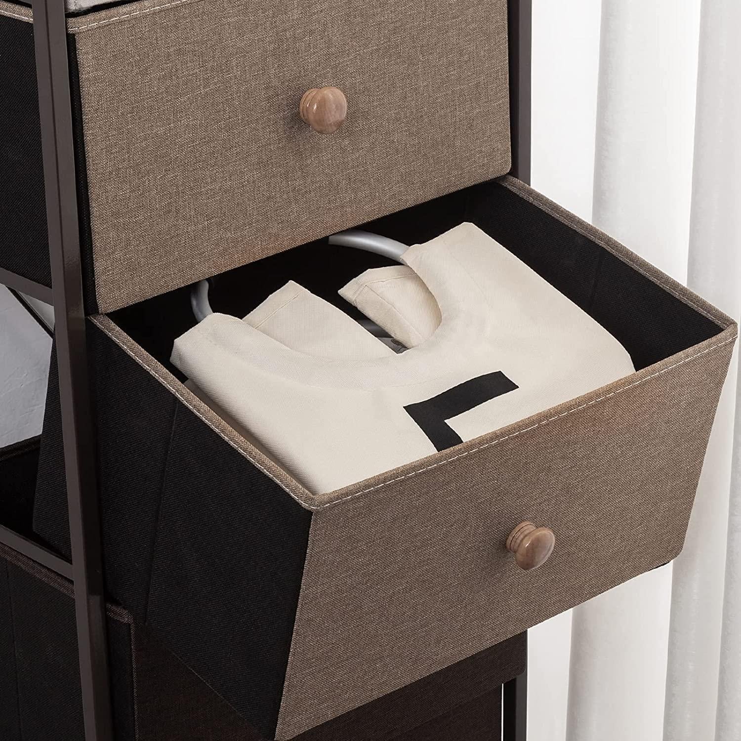 82L Large Laundry Basket Beige Collapsible Hamper with Handles Double Layer Waterproof Fabric Dirty Clothes Basket Foldable Freestanding Bin Laundry