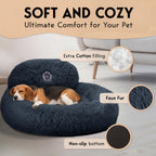 Calming Dog Bed for Small to Large Dogs Soft Donut Bed