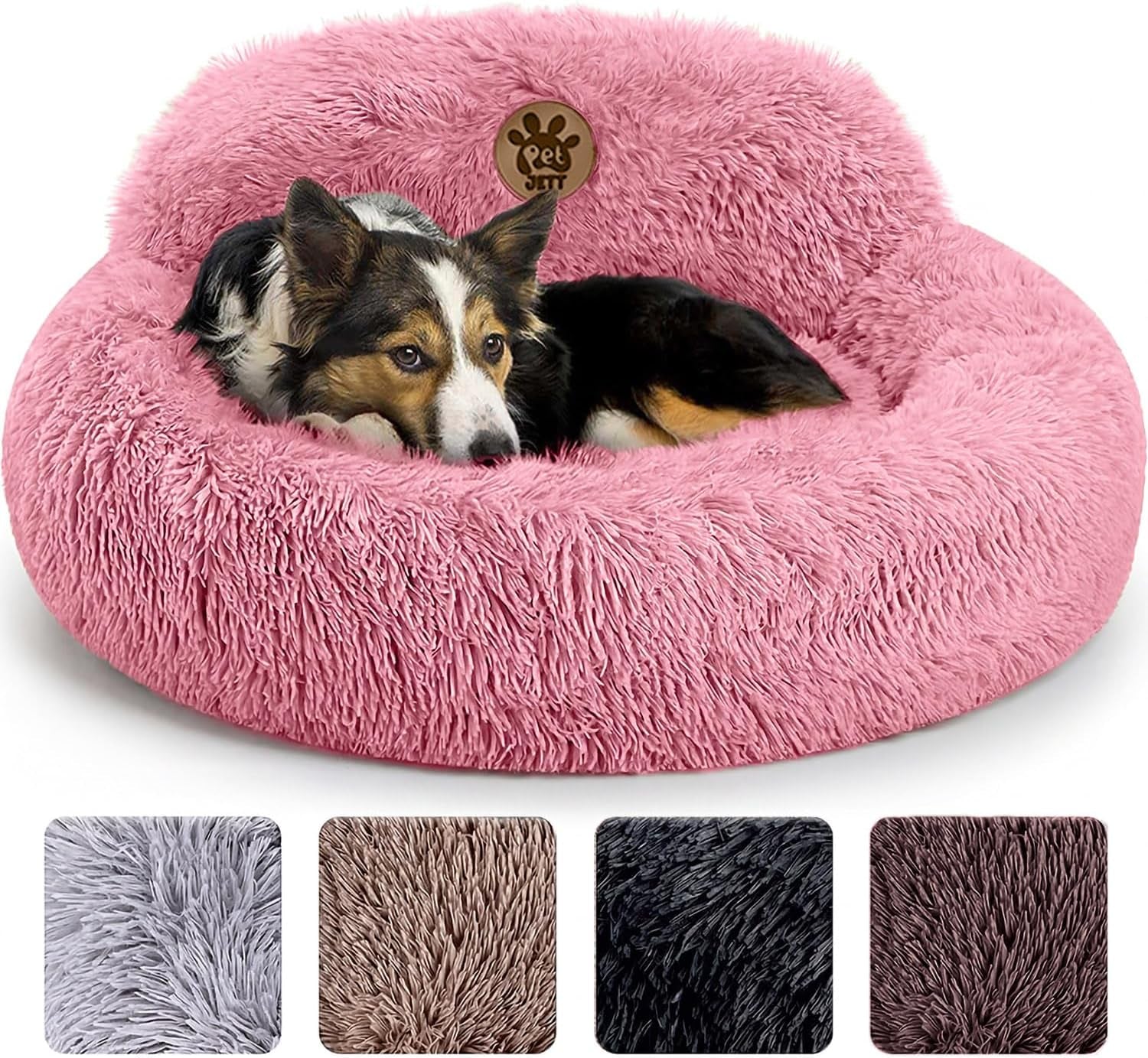 Calming Dog Bed for Small to Large Dogs Soft Donut Bed