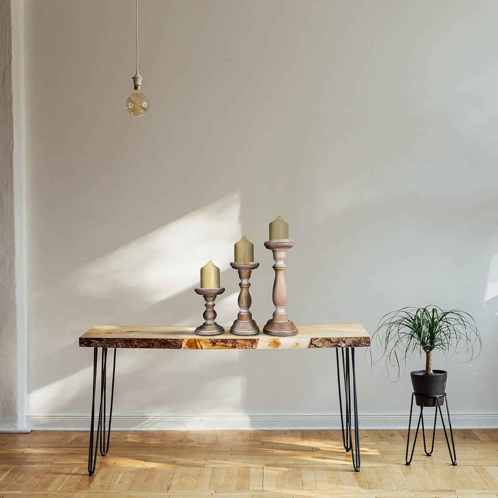 2-Pack Large Waterproof Flameless LED Pillar Candles, 4"x8", Battery Operated with Remote & Timer, Flickering Electric Candles for Outdoor & Indoor Decor