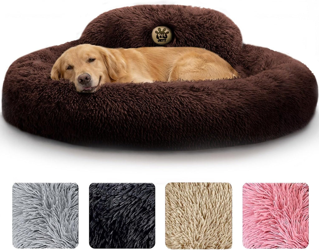 Calming Dog Bed for Small to Large Dogs Soft Donut Bed