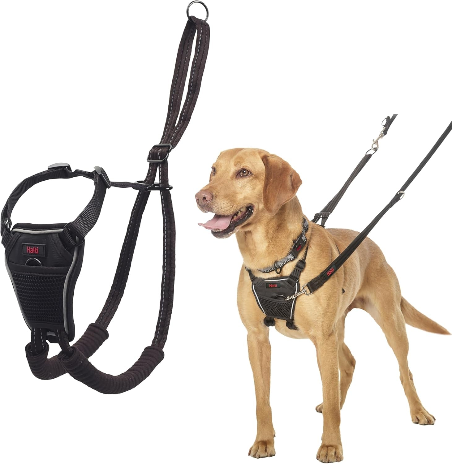 No Pull Dog Harness – Adjustable, Reflective & Lightweight Training Harness to Stop Pulling, 