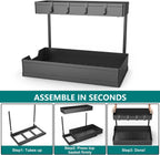 2-Pack Under Sink Organizer, 2-Tier Sliding Storage Drawers for Kitchen & Bathroom