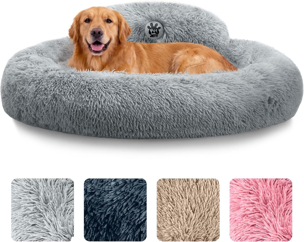 Calming Dog Bed for Small to Large Dogs Soft Donut Bed