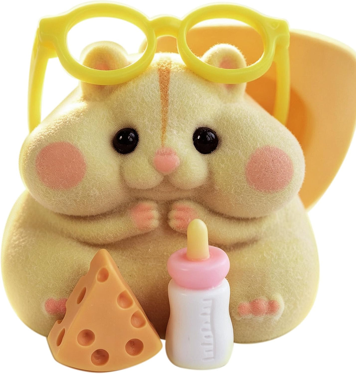 Six Piece Hamster Squishy Toy Set for Gifts