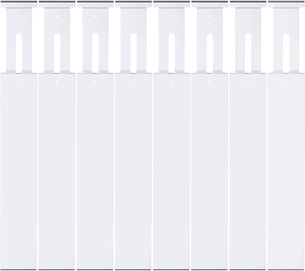 4-Pack Adjustable Bamboo Drawer Dividers, 12–17" for Kitchen, Closet, Dresser, Bedroom & Office Organization